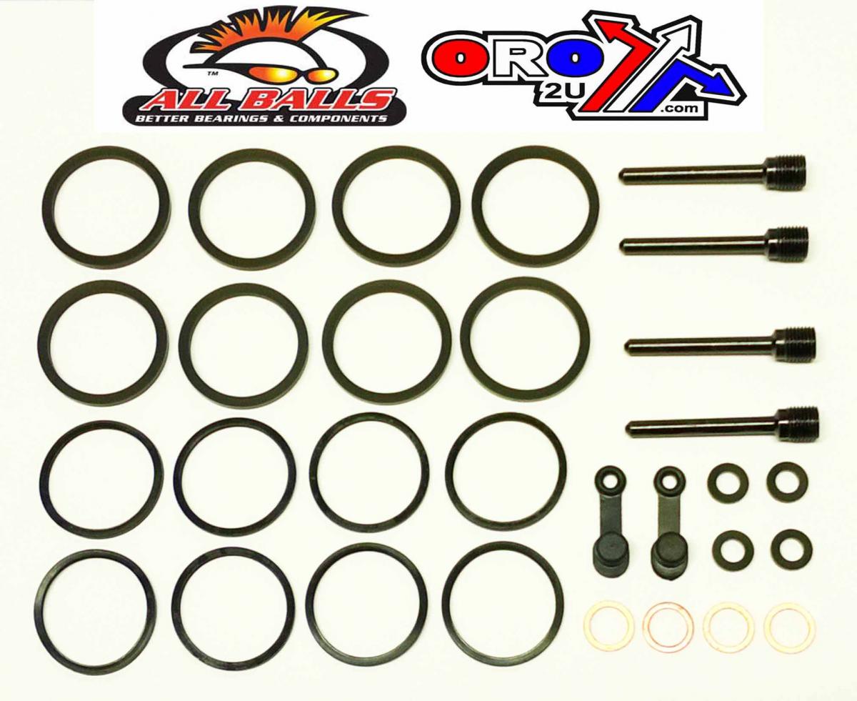 BRAKE CALIPER REBUILD KIT ALLBALLS, ALLBALLS 18-3128 KAW Z/ZX10/SUZ GSX-R 1000 FRONT