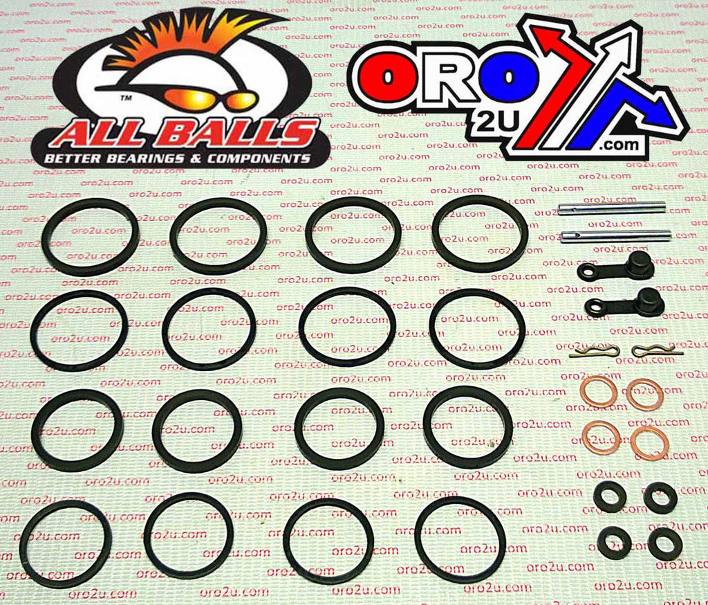 BRAKE CALIPER REBUILD KIT ALLBALLS, ALLBALLS 18-3154 KAW ZX750 89-94 FRONT
