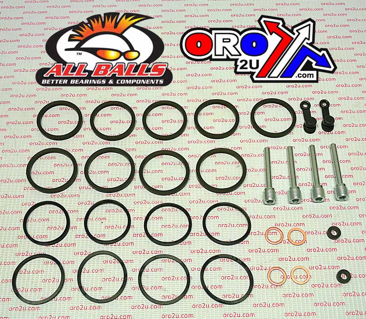 BRAKE CALIPER REBUILD KIT ALLBALLS, ALLBALLS 18-3174 HON RVT/VTR1000/CBR 600-900 FRONT