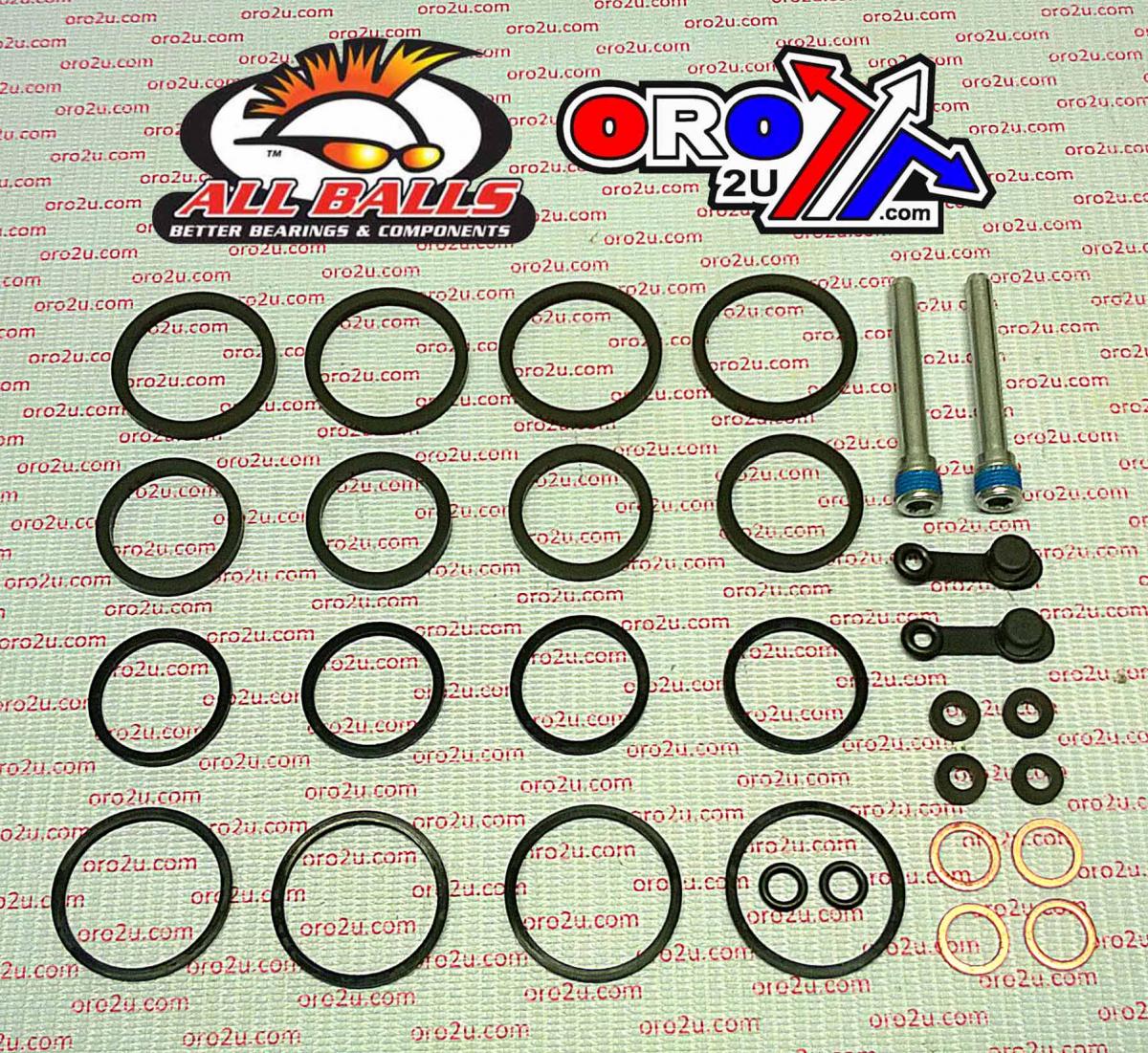 BRAKE CALIPER REBUILD KIT ALLBALLS, ALLBALLS 18-3180 HON VFR400 90-91 FRONT