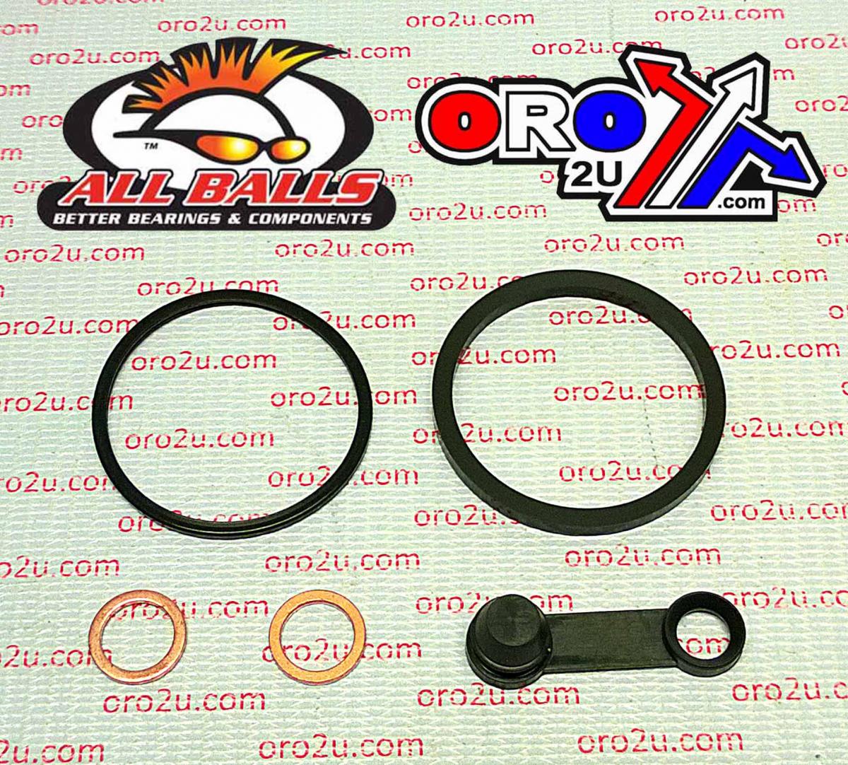 BRAKE CALIPER REBUILD KIT ALLBALLS, ALLBALLS 18-3204 YAM RZ350 84-85 REAR