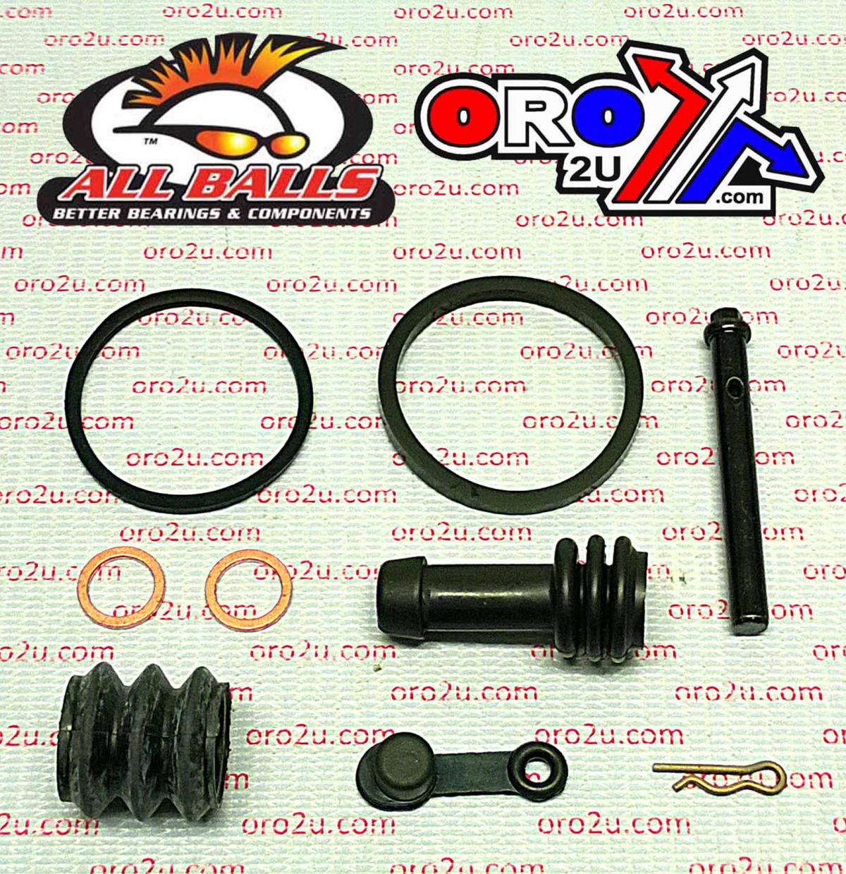 BRAKE CALIPER REBUILD KIT ALLBALLS, ALLBALLS 18-3217 KAW 550-1100 ROAD 94-22 REAR