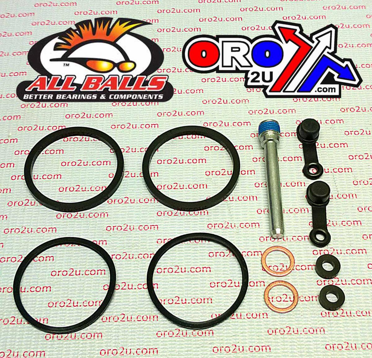 BRAKE CALIPER REBUILD KIT ALLBALLS, ALLBALLS 18-3245 KAW ZX14R/ZG1400 06-22 REAR