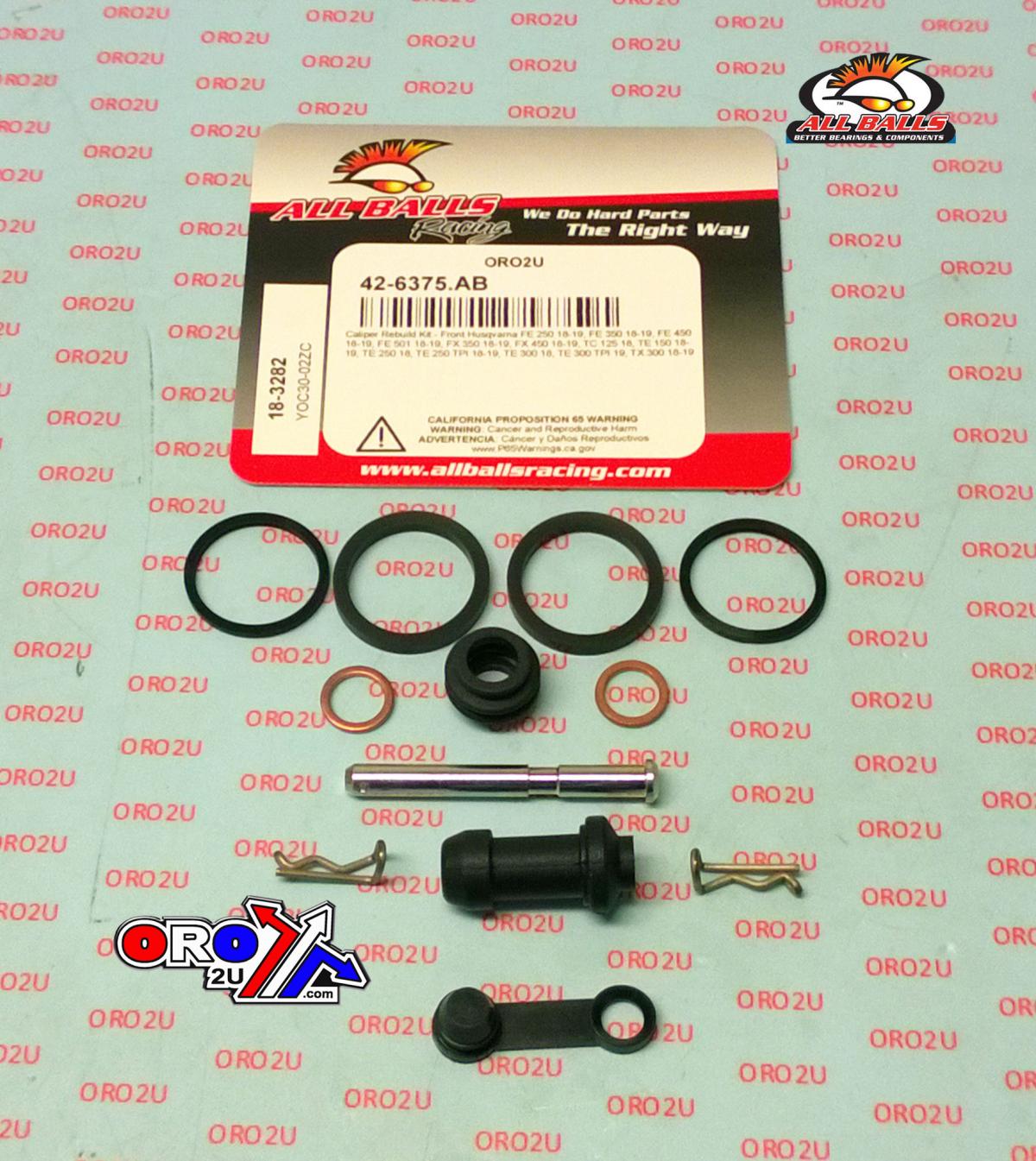 BRAKE CALIPER REBUILD KIT ALLBALLS, ALLBALLS 18-3282 HUSKY FE/FX/TE/TX 150-501 18-21 REAR