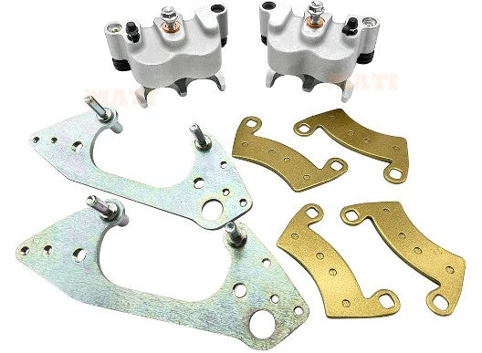 FRONT LEFT & RIGHT BRAKE CALIPER POLARIS RZR 1000 XP XP4 S4 RS1 RZR 4 900 RANGER 570 800 BRUTUS 1912496 1912497 1912498