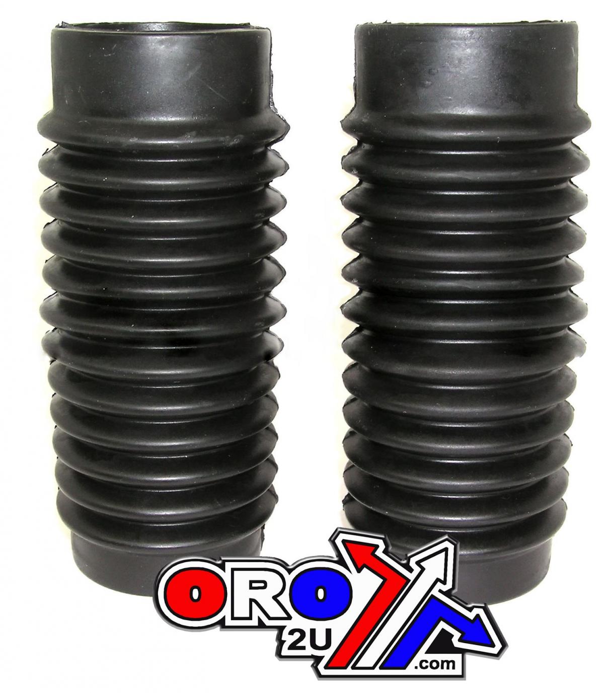 175mm FORK BOOT SET BLACK, 97-3635, TRUIMPH, BSA, KS16-3008