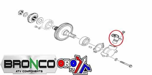 SPEED SENSOR ARCTIC CAT, BRONCO AT-01527 KYMCO, 3313-172, 31350-LDB5-E0A