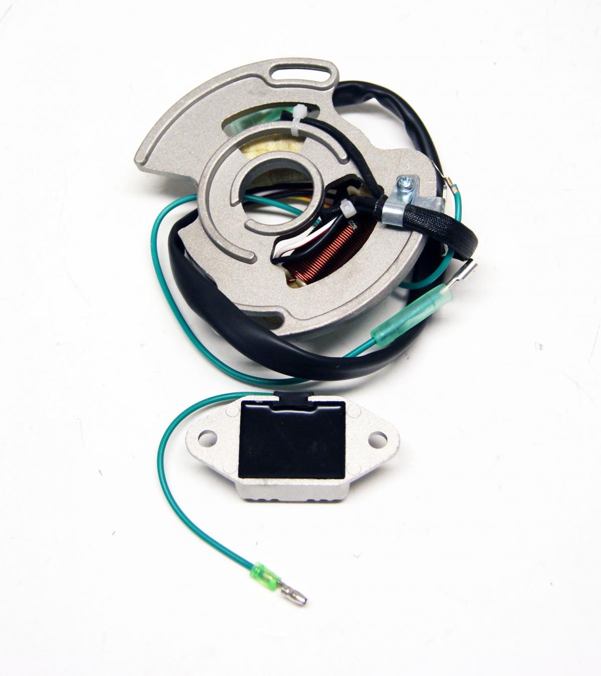 STATOR YAMAHA BLASTER YFS 200 88-06, D08-2-1 DIRT RACING, W/REGULATOR, 2XJ-85550-M1-00