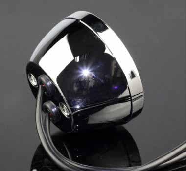 Tail Light 12V LED Chrome Universal