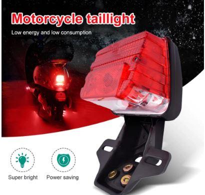 Tail Light with Plastic Bracket Universal