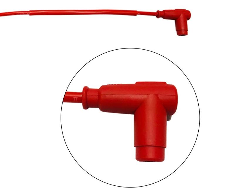 Spark Plug Iridium Power Cable & Cap, 49.5cm Length Ignition Line Engine Starting WITH SPLICER