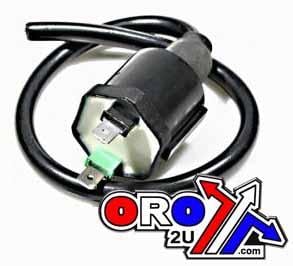 COIL IGNITION HT HONDA 30510-KT0-405, BRONCO AT-01344 30510-HB5-000, HONDA MCs. XR200R 1986-02 XL200R 1984 TR200 1986-87 HONDA ATVs. ATC 110 1985, ATC 125M 1985, ATX 200