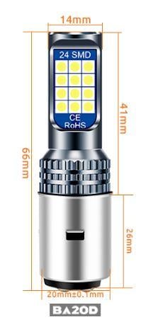 USE 44-2121.LED2 BETTER PRICE ................. LED 12V 30W BULB BA20D EACH