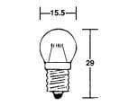 LIGHT BULB 6V 6W SCREW TYPE