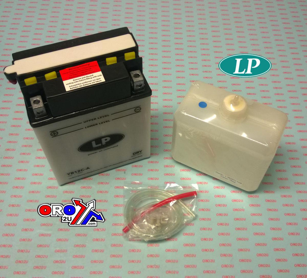 BATTERY LB12C-A 12V 12Ah w/Acid Pack, LANDPORT MB YB12C-A, MD LB12C-A