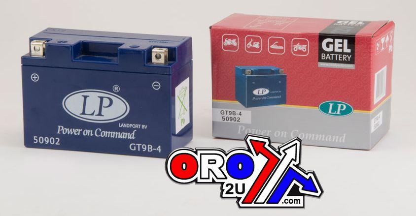 BATTERY LT9B-4 12V 8Ah. GEL, LANDPORT 50902, MG LT9B-4, MG GT9B-4, SAME AS YT9B-4, YT9B-BS