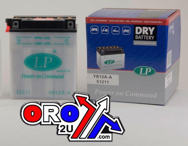 BATTERY LB12A-A 12V 12Ah. DRY, LANDPORT MB YB12A-A