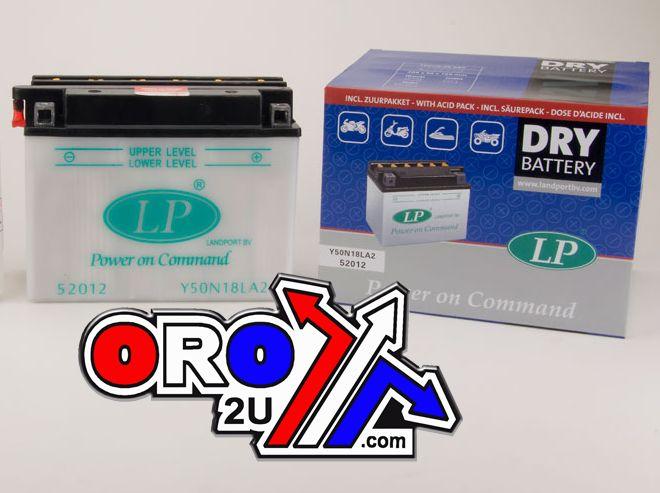 BATTERY L50N18LA2, 52012 DRY, LANDPORT 52012, ROAD, MC, MB Y50N18LA2