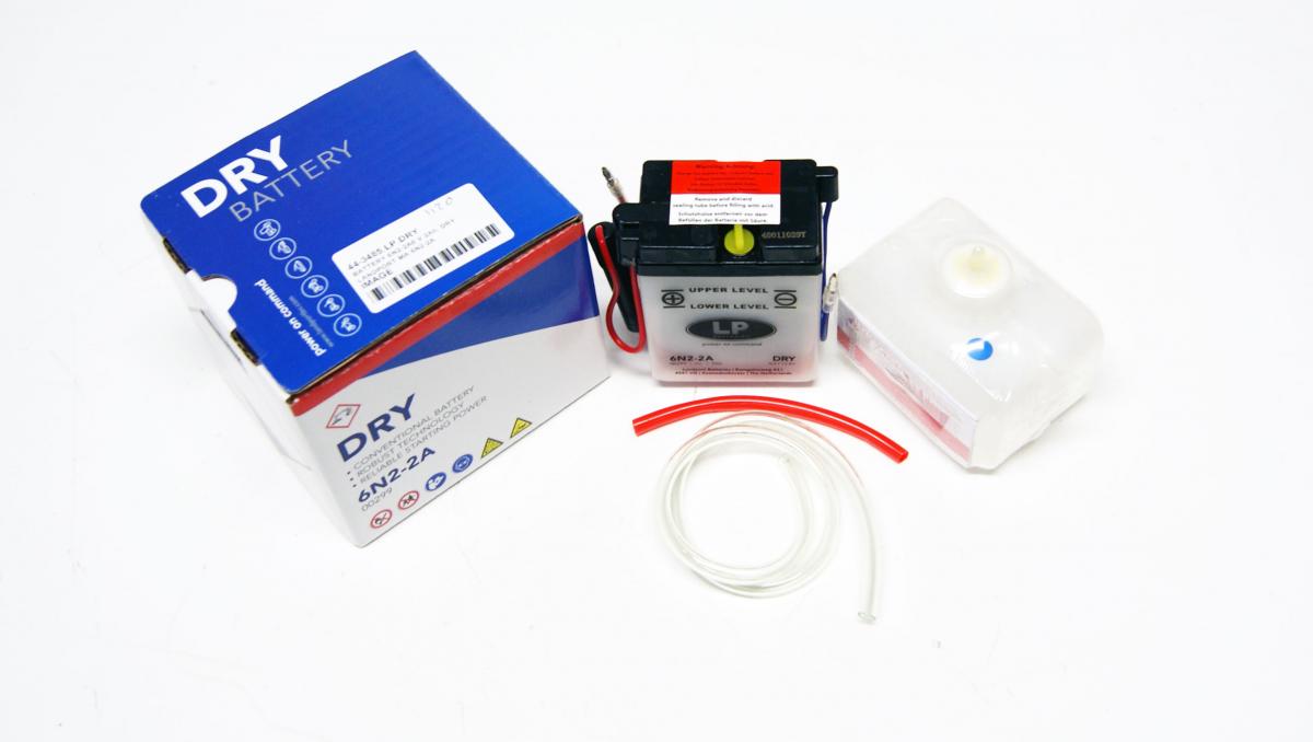 BATTERY 6N2-2A V 2Ah. DRY+ACID, LANDPORT MA 6N2-2A, ROAD, MC