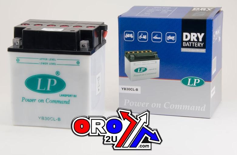 BATTERY LB30CL-B 12V 30Ah DRY, LANDPORT MB YB30CL-B, MD LB30CL-B, NO ACID