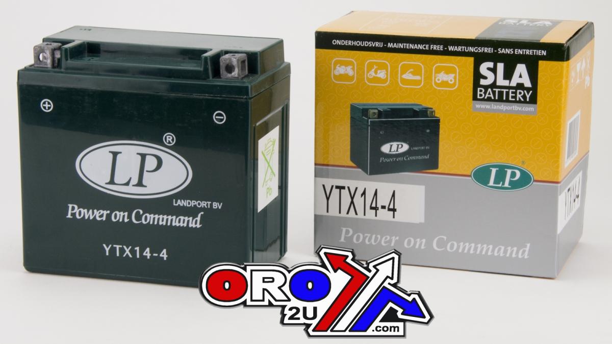 BATTERY LTX14-4 SEALED, LANDPORT 12V 12Ah, MB YTX14-4, MS LTX14-4