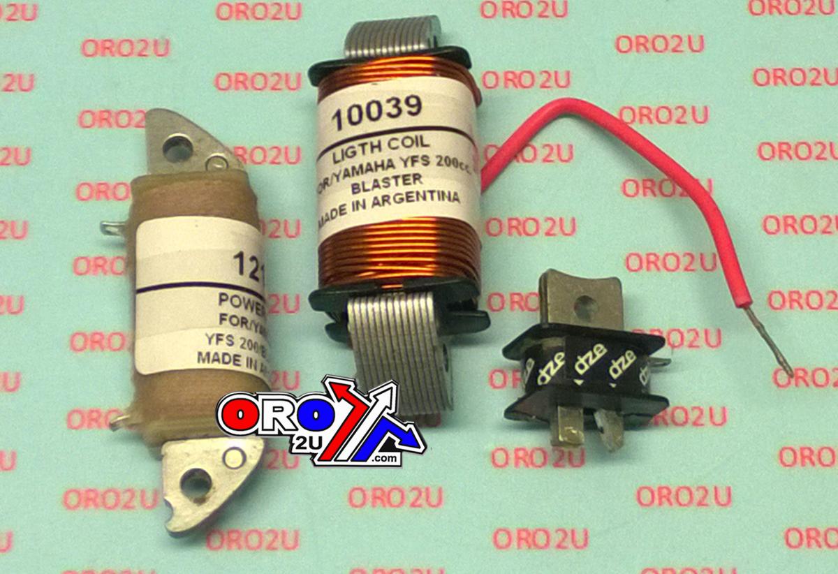 STATOR BLASTER REBUILD KIT DZE 10035-04, Coil, Charge 37A-85520-M1-00 Coil, Lighting 1 2XJ-81313-M0-00 Coil, Pulser 2AL-85580-M0-00, BVA10035