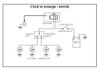 FLASHER RELAY UNIT DZE DES 9354 09354-04, UNIVERSAL LED JAPANESE FITTING