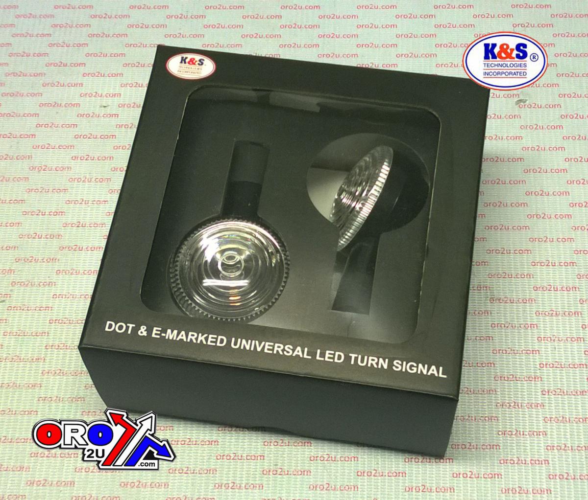 INDICATOR BLK/CLEAR LENS, K&S 25-9561 E-MARKED