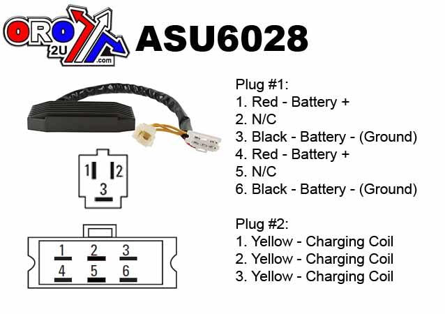 REGULATOR 32800-38B00, ASU6028 SUZUKI VS1400GLP 87-95, Suzuki Intruder VS1400GLP 1987-1995