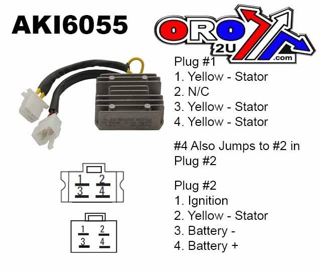 REGULATOR 12v KZ1300 79-80, ARROWHEAD AKI6055 ROAD
