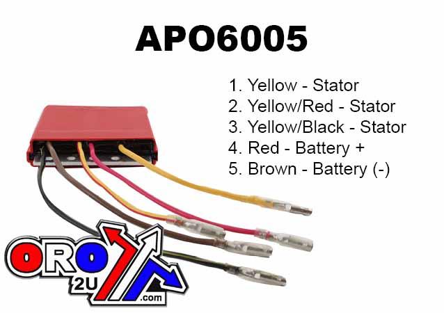 REGULATOR POLARIS 300/400/500, ARROWHEAD APO6005