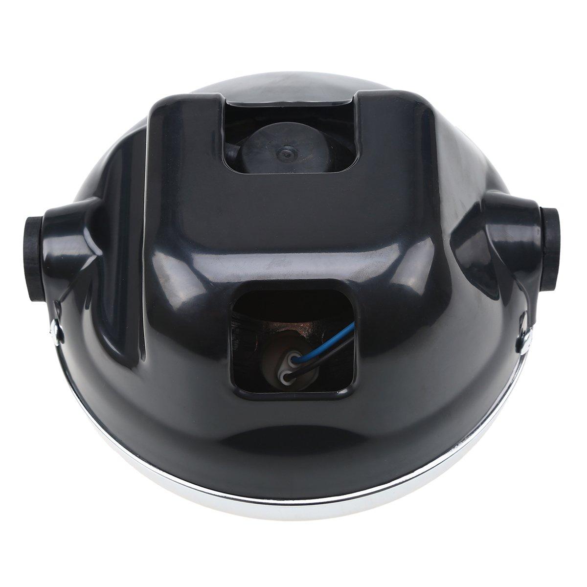 HEAD LIGHT UNIT ROUND CLEAR GLASS 2002 - 2013 YAMAHA YFB125 TYPE