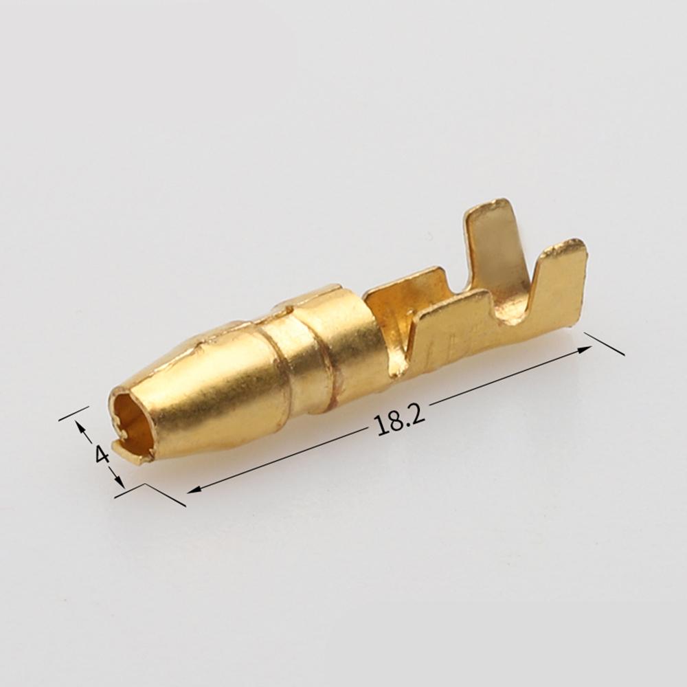 TERMINAL KIT 4mm PACK100 SETS ELECTRICAL WIRE CONNECTORS