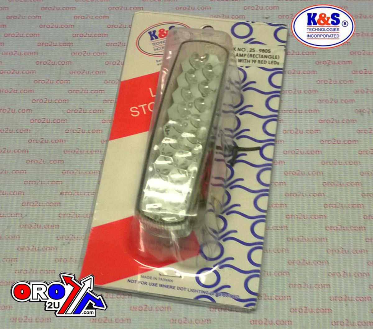 STOP & TAIL LIGHT 19/5 LED K&S 25-9805