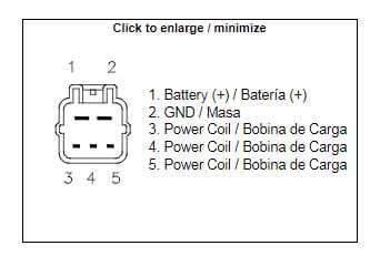 REGULATOR REG 02573-04 2573, YAMAHA ATV 4KB-81960-10-00