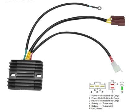 VOLTAGE REGULATOR 2009-2014 KTM DUKE 690 62511034100 6251103400 AKM6004