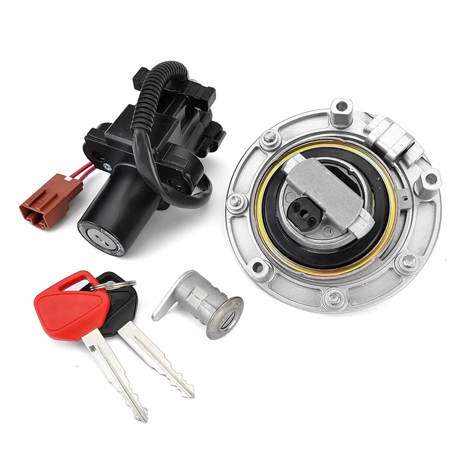 FUEL CAP IGNITION SWITCH LOCK KEY SET HONDA CBR 600 1000RR CB1000R FIREBLADE 35010-MFL-670