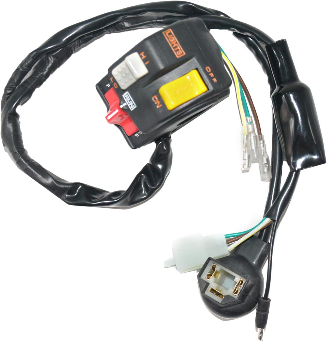 LH LIGHT ON OFF SWITCH REPLACEMENT 1986-1987 HONDA ATC200X ATC 200X 35200-HB5-020
