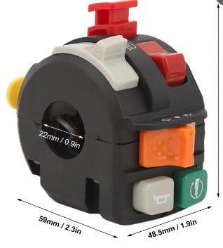 MULTIFUNCTIONAL SWITCHES HORN HEADLIGHT TURN SIGNAL ELECTRIC START BUTTON