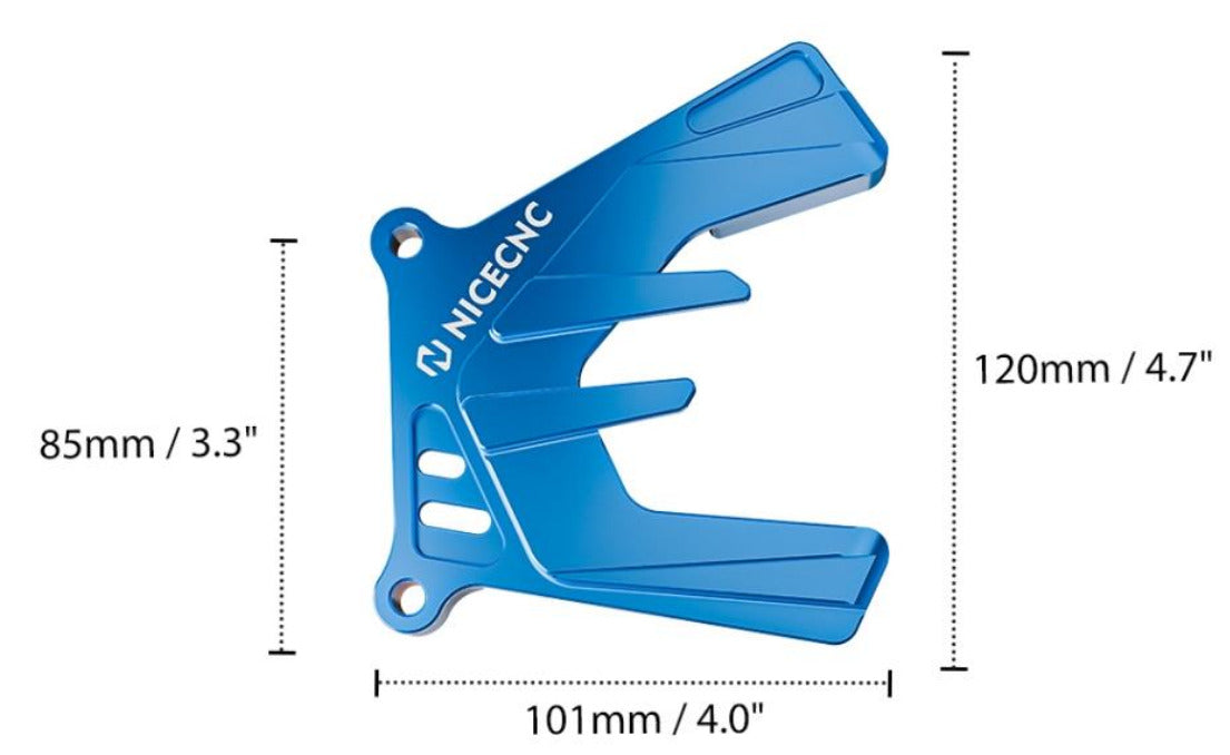 Front Sprocket Guard Blue Yamaha YZ250 2000-2023 YZ250X 5HC-17466-00-00