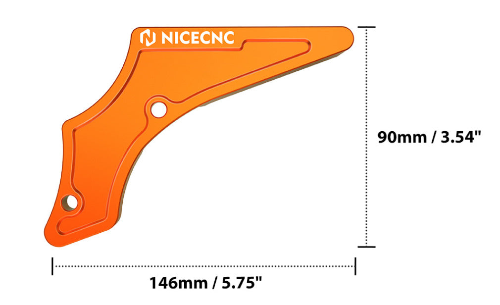 Front Sprocket Guard Case Saver KTM Husqvarna GASGAS 250 300 EXC XCW TPI 17-23 SX XC 17-22