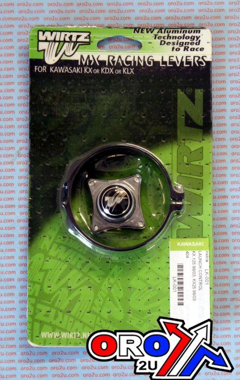 £14+VAT OLD STOCK, WIRTZ HOLE SHOT KX125/250/500, KAWASAKI WIRTZ LK-001 BLACK
