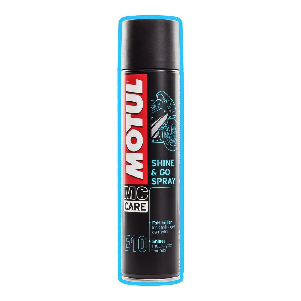 E10 SHINE & GO SPRAY 400ml, MOTUL 450146, BOX=12
