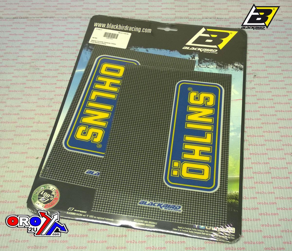 FORK DECAL SET CARBON OHLINS 5015O