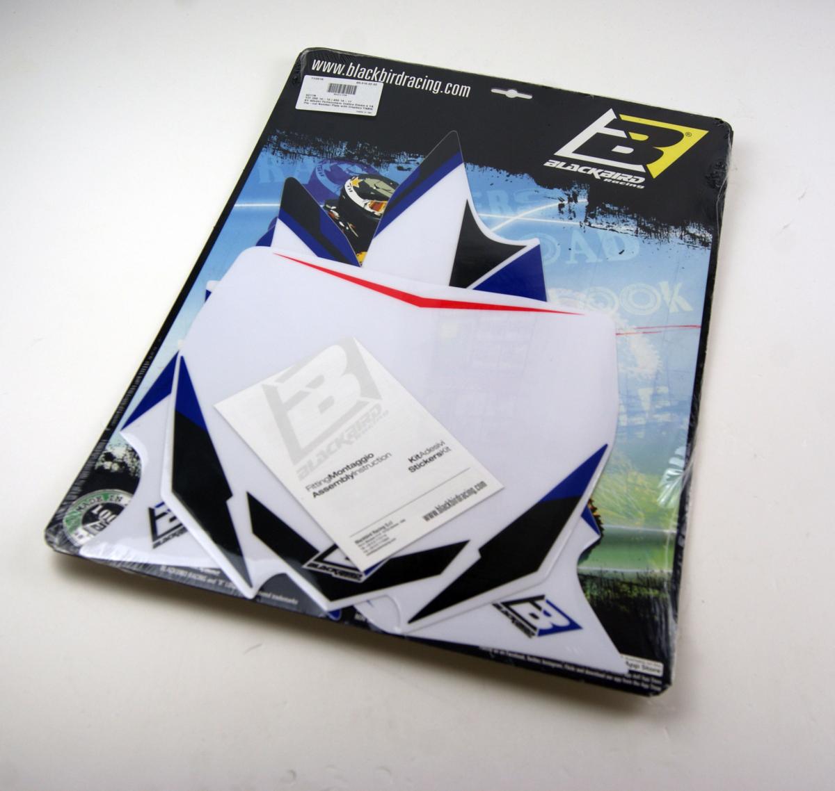 YZF 250/450 YAMAHA PRE CUT, BLACKBIRD 6211N, NUMBER BOARD BACKGROUNDS