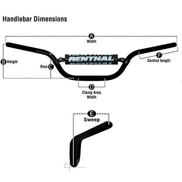 RENTHAL YZ/WR 97-01 PURPLE REED / WINDHAM, Renthal 966-05-PE-01-261