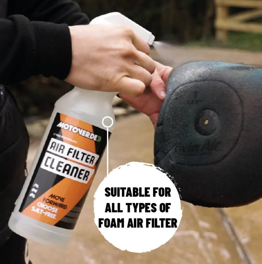 1L Motoverde High Performace Air Filter Cleaner Spray