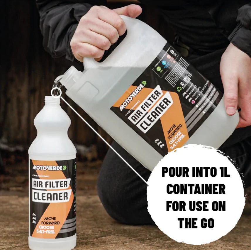 5L Refill Motoverde High Performace Air Filter Cleaner