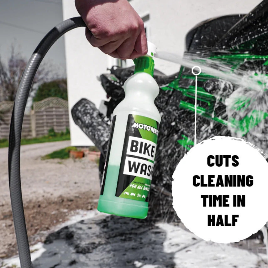 1L Refill Bottle Motoverde Concentrated Bike Wash Cleaner
