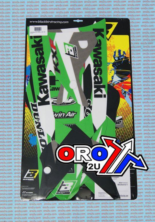 16-18 KX450F DREAM 3 GRAPHIC, BLACKBIRD DECAL KIT 2423E